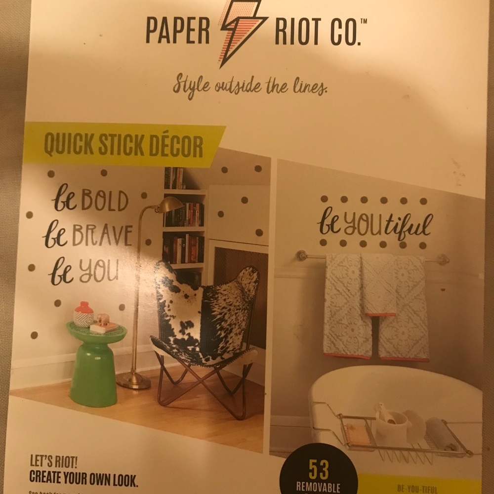 Paper Riot Wall Decals
